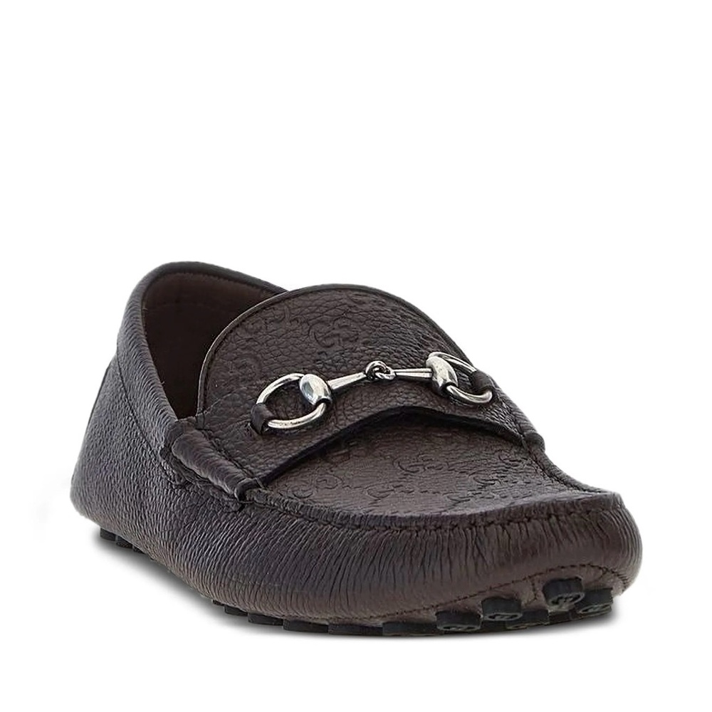 Gucci Horsebit Leather Loafer, brown